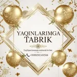 Аватар канала TUGʻILGAN KUN TABRIK LOYIHASI