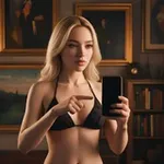 Аватар канала ИИ девушки обои на телефон