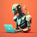 Аватар канала Веб-дизайн с AI