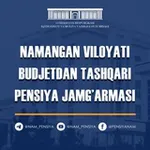 Аватар канала Pensiya jamg'armasi Namangan viloyati