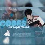 Аватар канала коды для алайта | шрифты /туториалы кап кут | codes for alight motion | fonts / tutorials for cap cut