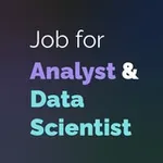 Аватар канала Job for Analysts & Data Scientists
