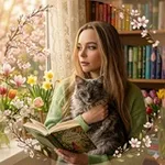 Аватар канала Ника Meow 📚 🔞 Книги, манхвы, жизнь и приколдесы всякие 💅