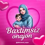 Аватар канала ЖАННАТИМ ОНАМ ДАВЛАТИМ ОТАМ 💖