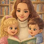 Аватар канала Двое детей и книжная полка