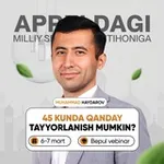 Аватар канала Registon onlayn ona tili