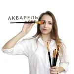 Аватар канала Рисуем с Анной Божковой АКВАРЕЛЬ