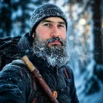 Аватар канала ЕРЪМАК в лесу